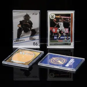 Mini Snap Card Holder For 35pt Sports And Trading Cards Slab Ultra Clear Pro Case