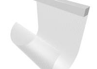 Le film transparent ultra P10 flexible a mené l'affichage vidéo polychrome d'intérieur en verre de transparence élevée d'écran