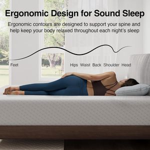 <span class=keywords><strong>Matelas</strong></span> King Size, <span class=keywords><strong>Matelas</strong></span> en mousse à mémoire de forme King pour un soutien équilibré et un soulagement de la pression, Confort rafraîchissant pour une réflexion nocturne optimale - Product Image 3