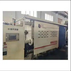 Low price HDC500 cold chamber die casting machine upgrade bumper material auxiliary template in good conditional for sell
