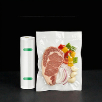 Rouleau de sacs sous vide - Plastique gaufré de qualité alimentaire pour salades, aliments pour bébés, chips et plus