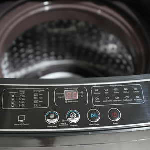 Lavadora Totalmente Automática de Gran Capacidad de 10 kg <span class=keywords><strong>para</strong></span> el Hogar, Lavadora Compacta de Vidrio con Deshidratación y Secadora - Product Image 3