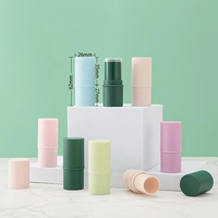 Couleurs Vide En Plastique Déodorant Tubes Brillant Mat Push Up Cosmétique Conteneur Bâton Rond Tube Solide Désodorisant Tube Emballage