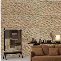 Panneau mural en pierre tendre ultra-mince et flexible pour décoration de carreaux de placage en pierre de travertin MCM