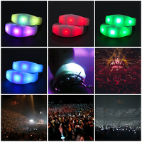 Bracelet Portable RFID Bracelet lumière led nfc ABS bracelet en silicone RFID Bracelet en silicone
