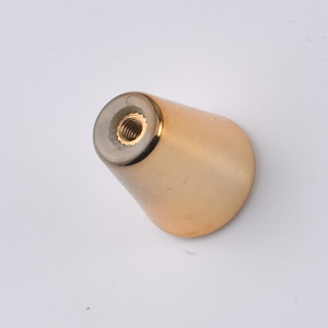 Round <b>Gold</b> Furniture Handle For Drawer Minimalist Design Durable Plastic Knob - Product Image 4