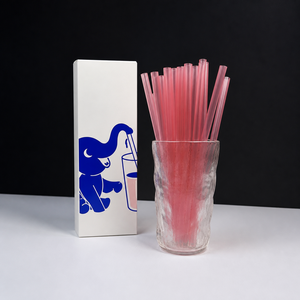Pailles Comestibles Biodégradables Personnalisées Sûres à Manger en Amidon de Riz et de Maïs Colorées Éco-Responsables 100 Pièces/Sac <span class=keywords><strong>Vente</strong></span> en Gros Aatae - Product Image 1