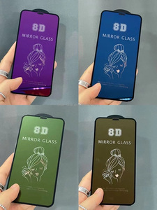 Protector de pantalla de cristal templado <span class=keywords><strong>8D</strong></span> para Iphone 14, Color de espejo, Material enrollado <span class=keywords><strong>A4</strong></span> - Product Image 2