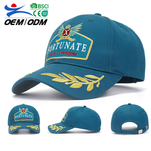 Gorra de Béisbol de 6 Paneles con Diseño Personalizado, Logotipo Bordado a la Moda, Estilo Deportivo, 100% Algodón, Colores Personalizados, Certificación ISO 9001 - Product Image 1