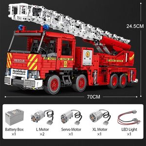 Reobrix 22005 Camión de Bomberos Mecánico, Modelo de 3266 Piezas, Bloques de Construcción, Juguete de Ensamblaje para Niños, Regalo de Navidad - Product Image 5