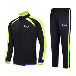 Conjunto Deportivo Personalizado de Secado Rápido con Chaqueta con Cremallera y Pantalones Deportivos Holgados para Correr y Trotar para Hombre - Product Image 3