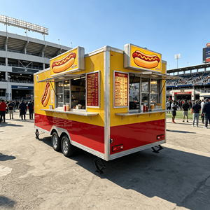 Carrito de Comida Móvil, Remolque de Café, Remolque de Comida de Alta Calidad, Totalmente Equipado, Cocina Comercial para Catering, Camión de Hamburguesas - Product Image 5