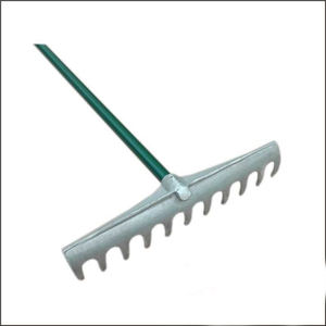 Râteau à sable de golf double face en alliage d'aluminium avec manche en fibre de verre, râteau de bunker pour accessoires de terrain de golf et de driving range, fabriqué en plastique - Product Image 6