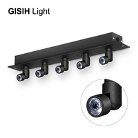 GISIH Projecteur d'armoire LED haute luminosité 5W éclairage de comptoir en aluminium pour vitrine bijoux Affichage d'éclairage