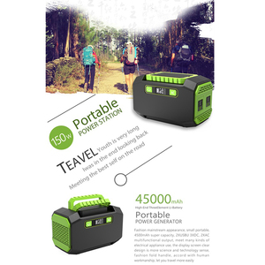 <b>Solar</b> Charge 200W Portable Power Station Charger Bank <b>Generator</b> Camping Supply Charging - Product Image 5