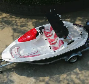 Affordable small sport leisure recreational boat fiberglass flit support oem customized ce