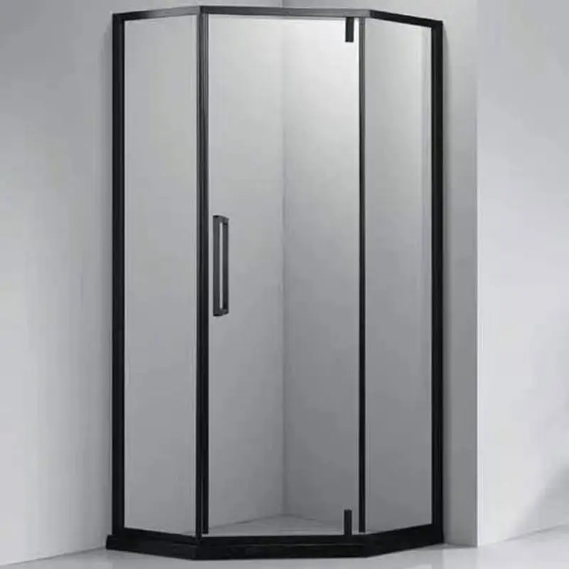 Cabina doccia in vetro temperato di vendita calda cabine doccia angolari per bagno di alta qualità con telaio