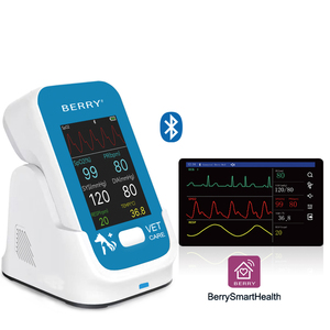 Không dây sạc bluetooth Pulse đo oxy cho Chó 6 Thông số thú y Vital Signs Monitor ứng dụng miễn phí cho gia đình chính xác - Product Image 2