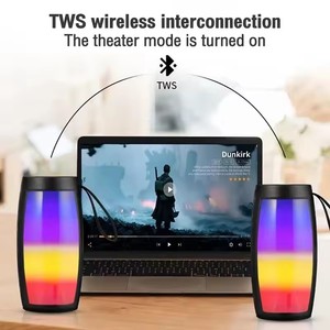 NOUVEAU Haut-parleur portable sans fil 5.0 Super BASS RGB LED pour téléphone portable, ordinateur, carte TF, cadeau audio - Product Image 4