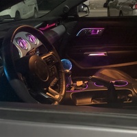Accessoire de voiture de qualité supérieure, lampe intérieure, lumière douce, style amélioré, lumière ambiante dynamique pour Ford Mustang 2015-2022