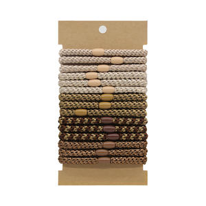 Belleworld <span class=keywords><strong>ยาง</strong></span><span class=keywords><strong>รัด</strong></span><span class=keywords><strong>ผม</strong></span>แบบบิดสำหรับผู้หญิง15ชิ้น/แพ็ค4ซม. <span class=keywords><strong>ยาง</strong></span>ยืดแบบหนาไม่ลื่น - Product Image 6