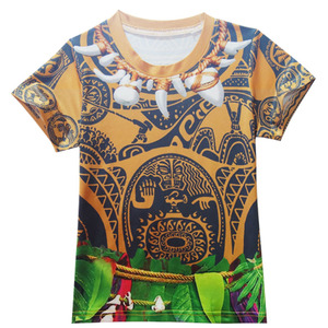 Enfants Moana Maui inspiré Costume <span class=keywords><strong>ensemble</strong></span> à manches courtes haut et short garçons maillot <span class=keywords><strong>de</strong></span> <span class=keywords><strong>bain</strong></span> maillot <span class=keywords><strong>de</strong></span> <span class=keywords><strong>bain</strong></span> maillot <span class=keywords><strong>de</strong></span> <span class=keywords><strong>bain</strong></span> été fête Costume - Product Image 2
