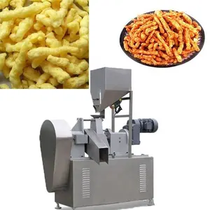 nik naks/cheetos/corn chips making production line stainless steel extruder machine