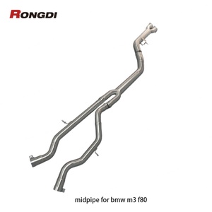 Envío Rápido, Tubo Intermedio Individual Rongdi de Acero Inoxidable 304 de 1.5 mm y 3.5 Pulgadas para F80 M3 F82 M4 S55 3.0T 2014-2019 Performance - Product Image 5