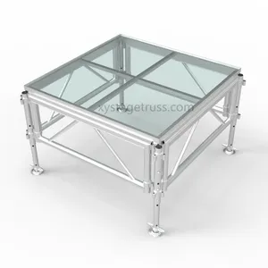 Xy Aluminium Laag Truss Dans Assembleren Mobiele Dansconcert Podium 6 Te Koop