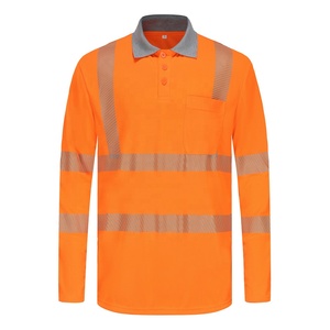 Nhanh chóng khô ẩm-Wicking thoáng khí eyebird người đàn ông polo Áo sơ mi <span class=keywords><strong>Hi</strong></span> <span class=keywords><strong>VIS</strong></span> dài tay áo t Áo sơ mi ANSI/isea 107-2020 và En ISO 20471-2013 - Product Image 1