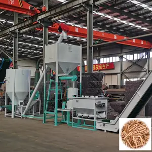 Jalur produksi pellet rumput sapi dan domba, granulator pakan hewan ternak