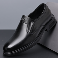 Nouvelles chaussures décontractées pour hommes en cuir pleine fleur, style britannique, chaussures habillées en cuir véritable