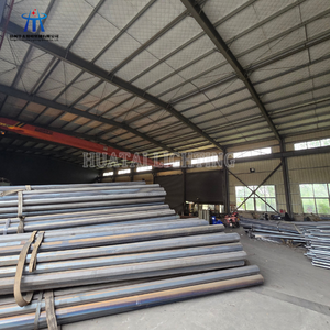 Ngoài Trời 6M 7M 8M 9m 10m 11m cực hình bát giác mạ kẽm nhúng nóng đường cao tốc năng lượng mặt trời ánh sáng đường phố chiếu sáng cực điện cực - Product Image 5