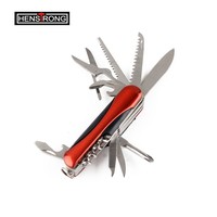 Couteau pliant de poche multifonctionnel Henstrong en acier inoxydable pour l'extérieur, léger (95g) pour OEM en aluminium - Vente en gros