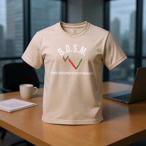 T-shirt Business Development Strategy Management beige unisex taglia media per adulti - Product Image 3