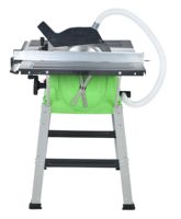 Scie à table de 255mm Outil électrique de travail du bois multifonction sans poussière de haute précision pour la coupe de précision