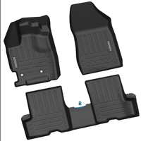 Tapis de sol de voiture 3D TPV, tapis de voiture sur mesure pour Duster Logan 2017 2018 2019 2020 2021 2022 2023