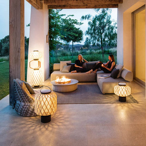Lámpara Solar Tejida para Jardín, Exterior, Impermeable, Moderna, para Paisajes, Villas, Parques y Césped - Product Image 2