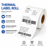 Étiquettes d'expédition en PP autocollantes, résistantes à l'eau, aux rayures et aux huiles, thermosensibles, format 4x6, personnalisables, en gros de Chine FirstZi