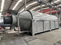 Séchoir rotatif électrique à tambour en acier inoxydable pour la cuisson des aliments (maïs, riz, céréales, arachides, noix de cajou) avec moteur et engrenage