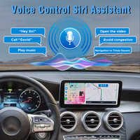 Antarmuka Wireless MMI CarPlay Android Auto untuk Mercedes Benz Kelas E S C NTG5.5 W213 W222 W205 2016-2020 Kontrol OEM MirrorLink