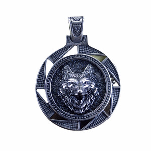 Bijoux de la <span class=keywords><strong>mythologie</strong></span> <span class=keywords><strong>nordique</strong></span>, acier inoxydable, amulette Valhalla, deux dragons, pendentif viking, rune <span class=keywords><strong>nordique</strong></span>, collier pendentif viking - Product Image 6