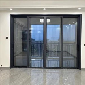 Gazebo Flessibile Zeyi con Porte Sovrapposte Antigraffio per Patio, Sistema di Scorrimento per Porte a Scomparsa in Alluminio Resistente - Product Image 5