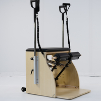Machine de Pilates classique en érable blanc avec logo personnalisé ROUSER OEM, chaise Wunda pour studio, salle de sport à domicile.