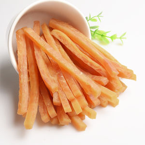 FRIANDISES POUR ANIMAUX de compagnie bio lanières de poitrine de poulet doux filet de poulet pour animal de compagnie saccadé bandes formation récompenses chien collations viande moelleuse - Product Image 1