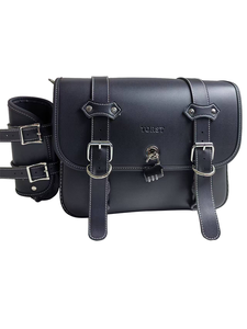 Dayang กระเป๋าข้าง TCV450หนังสีดำพร้อมล็อกภายนอกสำหรับกระเป๋ารถจักรยานยนต์และกระเป๋าอาน - Product Image 2