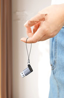 Câble adaptateur usb 3.0 vers USB C otg en alliage d'aluminium avec sangle de chargement et transfert de données pour smartphone et tablette