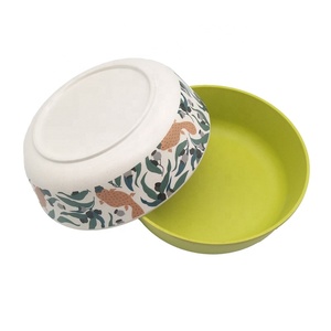 ชามซุปเส้นใยไม้ไผ่ธรรมชาติแบบสั่งทำ,ชามผสมอาหารสลัด - Product Image 1