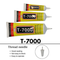 110ML FIXWANT T7000 Contact noir composants électroniques colle pour téléphone portable et tablette réparation applicateur pointe pour utilisation en construction