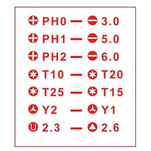 Kunststoff box CRV Material 8 Stück 14 in 1 000V VDE Mainatain Schrauben dreher Werkzeugs atz U Dreieck Torx Phillips Form Flachs ch rauben dreher - Product Image 3
